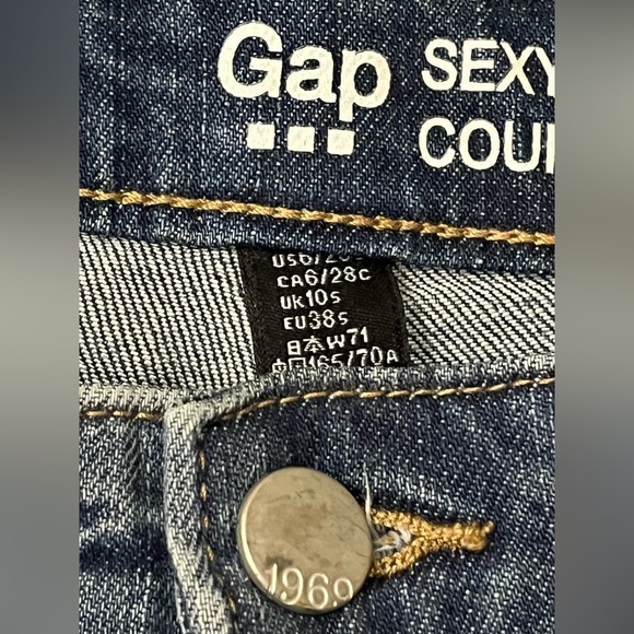 Womens Gap Sexy Bootcut Jeans size 6/28S - Picture 3 of 12